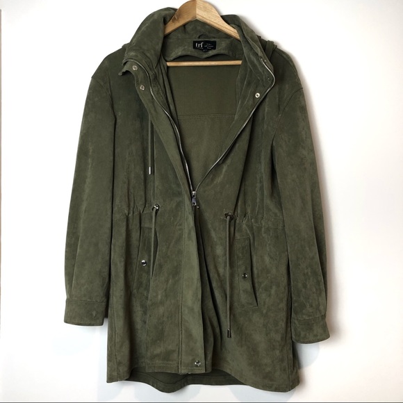 Zara Jackets & Blazers - Zara Faux Suede Utility Jacket